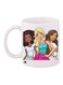 Barbie Doll Printed Coffee Mug White/Beige/Brown 11ounce