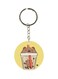 Double Sided Bear Themed Printed Keychain