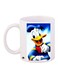 Donald Duck Printed Coffee Mug White/Blue/Red 11ounce