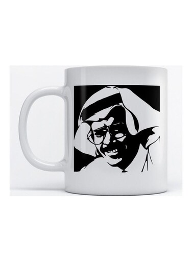 Mug Talal Maddah for Coffee and Tea White