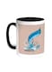 Congratulations On Eid Printed Coffee Mug Black/White 11ounce