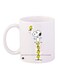 Cartoon Printed Coffee Mug White/Yellow/Black