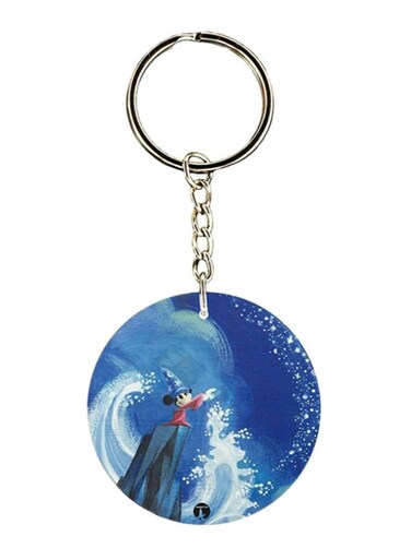 Disney Character Printed Keychain White/Black