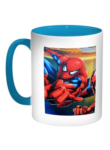 Spiderman Printed Coffee Mug Blue/White/Red