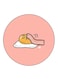 Gudetama Printed Fridge Magnet Multicolour