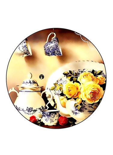 Vintage Art Printed Fridge Magnet Multicolour