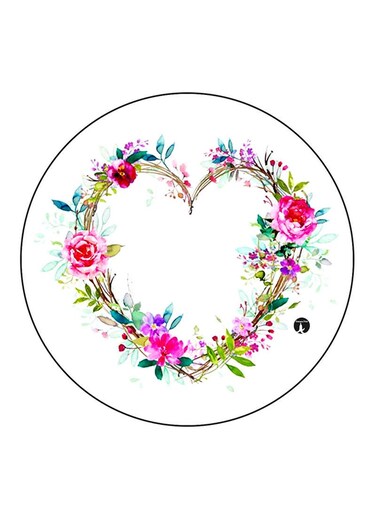 Flowers Printed Fridge Magnet Multicolour