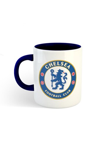 Sport Club Printed Mug White/Navy