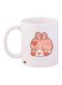Cartoon Girl Printed Coffee Mug White/Pink/Beige