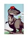 Printed Fridge Magnet Multicolour 8.5x0.4x5.5cm