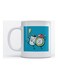 Mug Alarm Clock for Coffee and Tea White