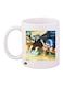 Sonic Printed Mug White/Beige/Blue Standard Size