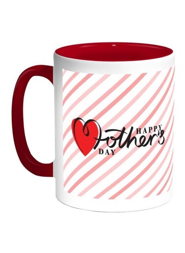 Happy Mother'S Day Printed Coffee Mug White/Red/Black