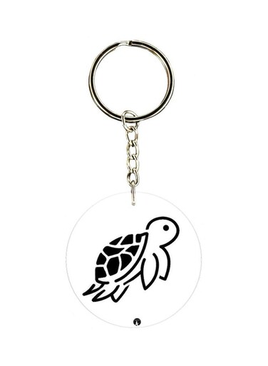 Printed Single Sided Keychain