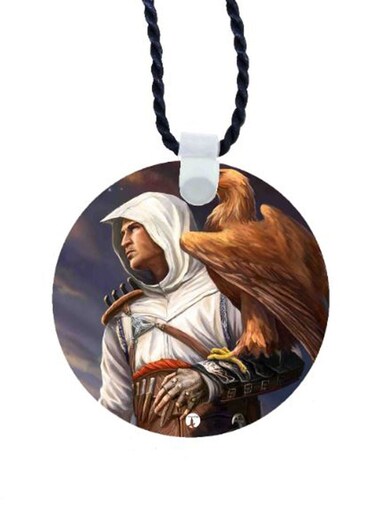 Assassin's Creed Printed Car Mirror Pendant