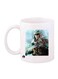 Assassin's Creed Video Game Character Printed Mug White/Blue/Grey