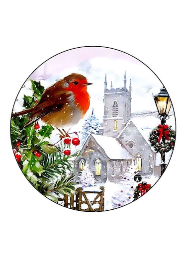 Bird Printed Fridge Magnet Multicolour