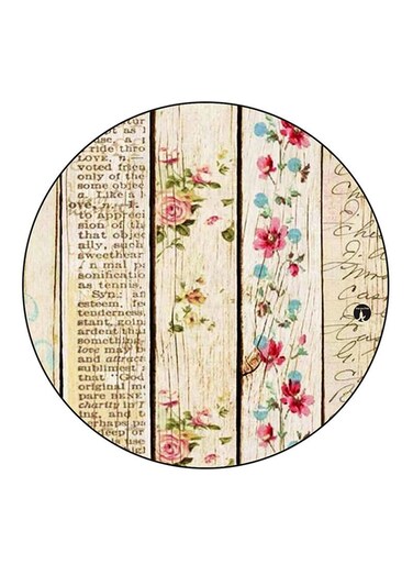 Flowers Printed Fridge Magnet Multicolour