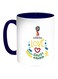 FIFA World Cup 2018 I Love Saudi Arabia Printed Coffee Mug White/Blue 11ounce
