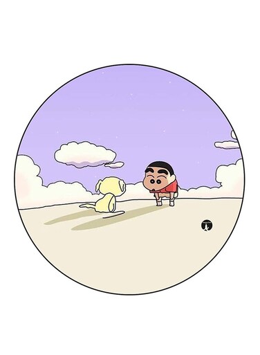 Anime Shin Chan Printed Fridge Magnet Multicolour
