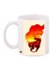 The Lion King Printed Coffee Mug White/Orange/Yellow 11ounce