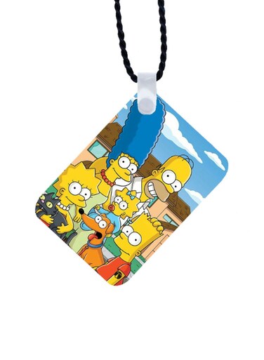 Simpsons Printed Car Mirror Pendant