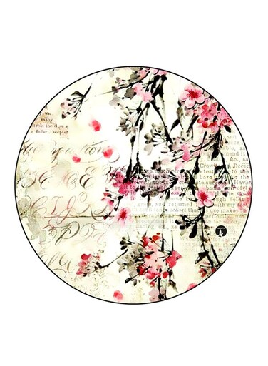 Flowers Printed Fridge Magnet Multicolour