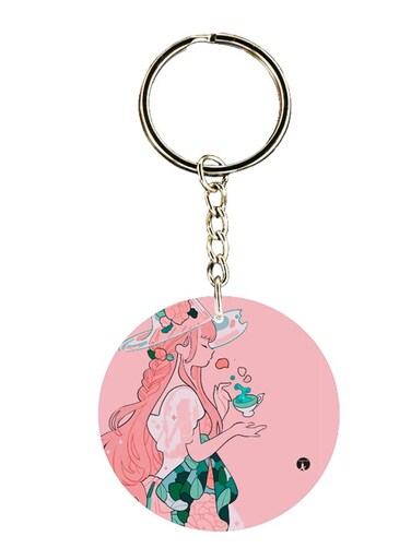 Cute Doll Printed Keychain