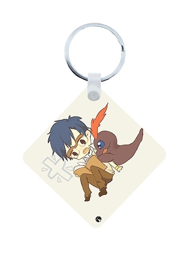 Digimon Anime Wooden Keychain