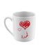 Fahda Name Printed Ceramic Mug For Coffee And Tea White/Red 10x5cm