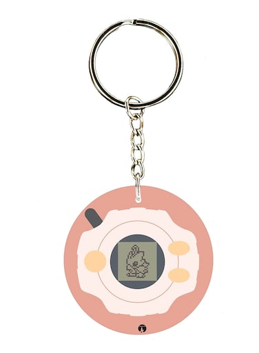 The Anime Digimon Double Side Printed Keychain