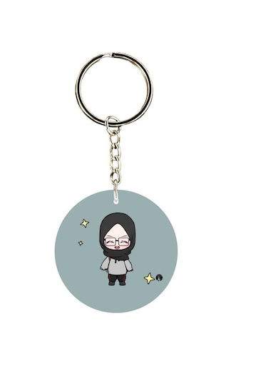 Cartoon Printed Keychain