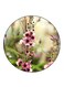Flowers Printed Fridge Magnet Round Multicolour