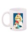 Cartoon Printed Coffee Mug White/Blue/Yellow