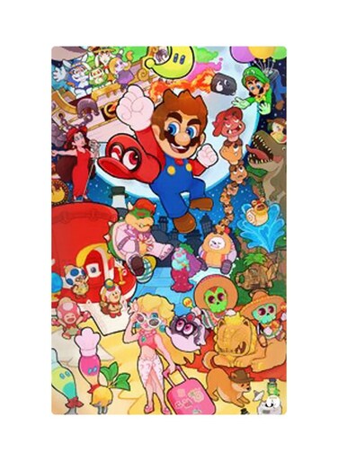 Printed Fridge Magnet Multicolour 8.5x0.4x5.5cm