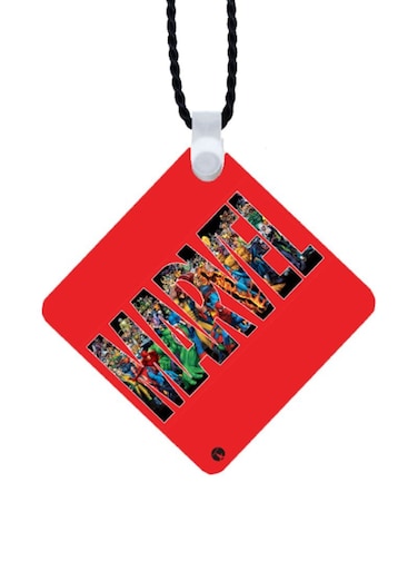 Marvel Printed Car Mirror Pendant