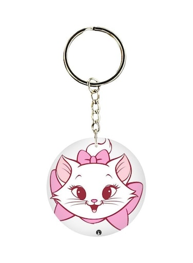 Cat Printed Keychain