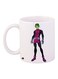 Cartoon Printed Coffee Mug White/Pink/Green 11ounce