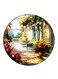 Vintage Art Printed Fridge Magnet Multicolour