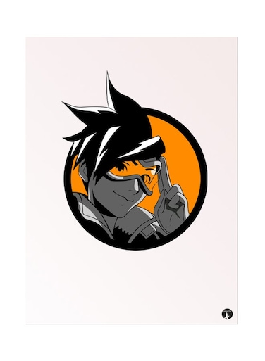 Metal Plate For Overwatch Poster Multicolour