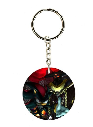 Sonic Double Side Printed Keychain