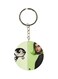 Cartoon Girl Printed Keychain