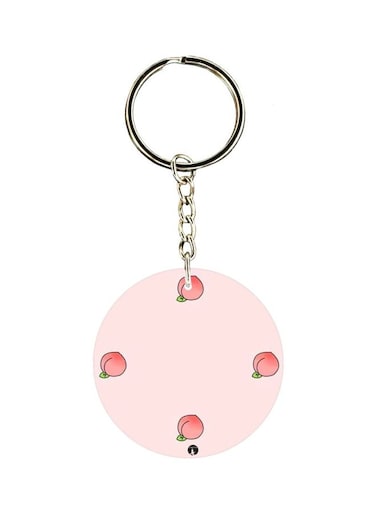 Cartoon Printed Double Sided Keychain