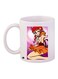Cartoon Girl Printed Coffee Mug White/Brown/Purple