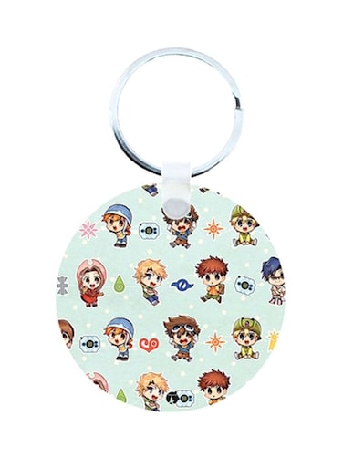Digimon Anime Wooden Keychain