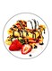 Food Printed Fridge Magnet Multicolour