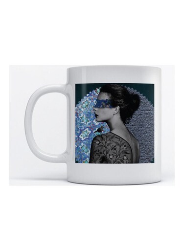 Mug Woman for Coffee and Tea White