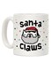 Santa-Claws Printed Coffee Mug White/Red/Black