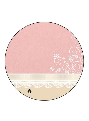Art Printed Fridge Magnet Round Multicolour