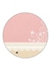 Art Printed Fridge Magnet Round Multicolour